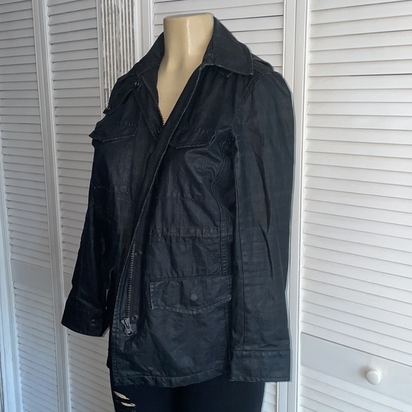 Madewell Roadtrip Black Hooded Utility Jacket - Picture 5 of 10